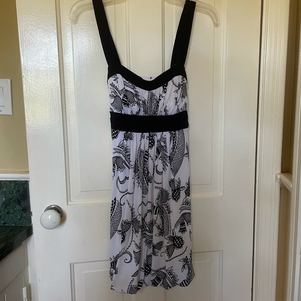 Black and white dress